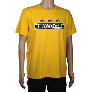 T-Shirt 'KEDO' Gr. S, gelb (180g/m² Baumwolle), 100% Baumwolle