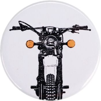 'XT500 frontal' Kühlschrankmagnet, 1 Stück, Durchmesser circa 37mm