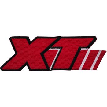 Aufnäher XT-Logo, rot (ca. 105x33mm)