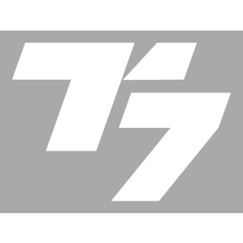 T7-Aufkleber, Folienplott aus durchgefärbter Fahrzeugbeschriftungs- Folie, Abm. ca. 180x130mm, weiß, 1 Stück