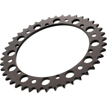 42Z Kettenblatt Stahl, anthrazit-schwarz, mit Bohrungen für eine sportliche Optik (JT Sprockets)