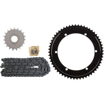 X-Ring Kettensatz 19/56 (130Gl) RK428XRE (offen, Lieferung inkl. Clip- Kettenschloss)