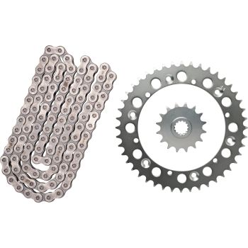 XW-Ring Kettensatz inkl. 16Z Ritzel, 44Z Kettenblatt, OFFENE RK 520XRE-Kette, entspricht OEM-Übersetzung 1:2.75, inkl. Clip- und Hohlniet-Schloss