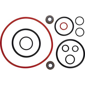 O-Ring Motor-Set, 11 O-Ringe + 2 Ventilschaftdichtungen, ohne O-Ringe Ölfilterdeckel und ohne die spezifischen XT500 O-Ringe Art.Nr. 22112 und 27330