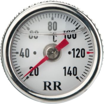 RR-Öltemperatur-Direktmesser RR23 mit weißem Ziffernblatt