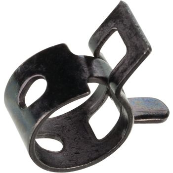 8mm Federklemme (Bandschelle), passend für ca. 8.5-10mm Außendurchmesser, 1 Stück