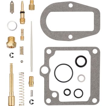 KEDO Vergaser-Rebuild-Kit inkl. Choke- Kolben, -Feder & -Kugel, Dichtungsring Betätigungswelle (Düsengrößen: #210/#35 + spezielle Düsennadel)