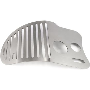 Motorschutz 'Geschlitzt', einzigartiges Design, hochwertiger Edelstahl, verbesserte Kühlung des Motors, zuverlässiger Schutz gegen Steinschläge
